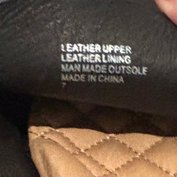 BIRDIES Sz 7 Slip On Slide Almond Toe Cap Ballet Glats Loafer Smooth Leather - Picture 9 of 12